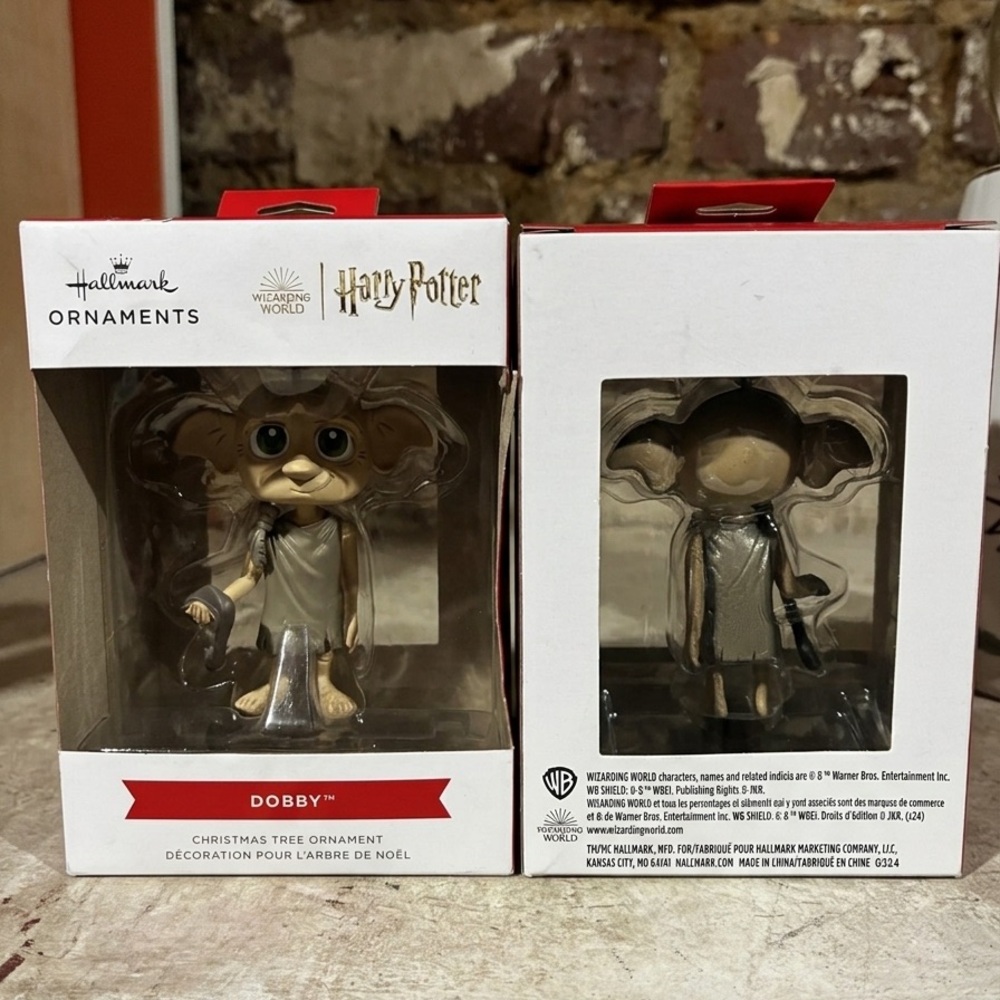 NIB Hallmark Wizarding World of Harry Potter Dobby Christmas Holiday Ornament